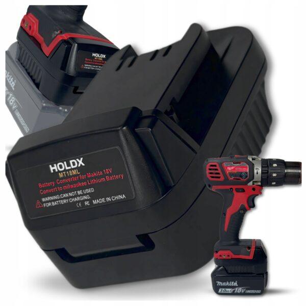 ADAPTER BATERII PRZEJŚCIÓWKA ELEKTRONARZĘDZI MILWAUKEE DO AKUMULATOR MAKITA