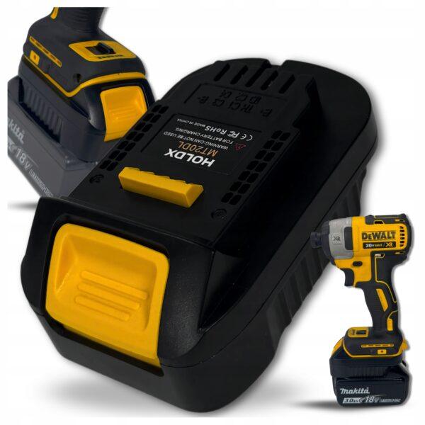ADAPTER BATERII PRZEJŚCIÓWKA Z ELEKTRONARZĘDZI DEWALT DO AKUMULATORA MAKITA